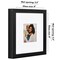 Americanflat Gallery-Style Picture Frame with Mat - Showcase Artwork, Prints, and Photos - Shatter Resistant Glass - Hanging Hardware with Drywall Anchor
